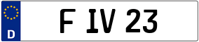 Truck License Plate